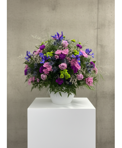 Funeral basket arrangement 