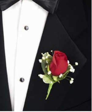 FUNERAL BOUTONNIERE/COURSAGE  $11.99 In Memorial Dedication