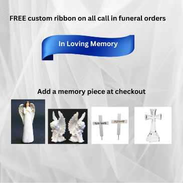 Funeral Flowers custom add on's in Abbotsford, BC | BUCKETS FRESH FLOWER MARKET INC.