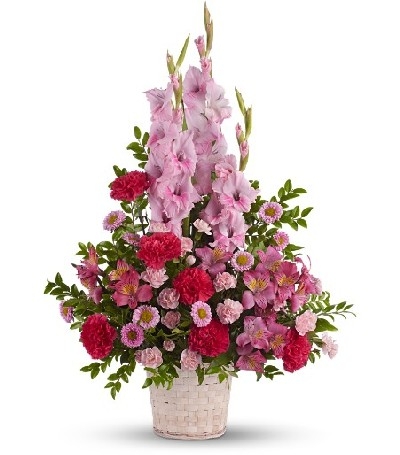 Funeral Flowers Funeral Basket 