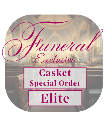 Funeral Home Exclusive Special Casket Elite Casket Spray