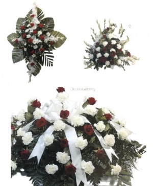 Red & White Funeral Funeral Package in Abbotsford, BC | FUNERAL FLOWERS ABBOTSFORD Red & White Funeral Funeral Package in Abbotsford, BC | FUNERAL FLOWERS ABBOTSFORD