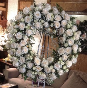 Funeral wreath Life well lived 