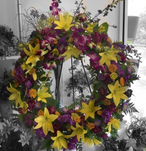 Funeral Wreath Sympathy Arrangement