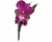 Fuchsia Orchid Boutonniere