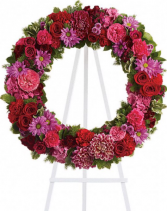 Fusha, red and purple wreath Wreath 