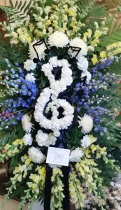 G clef Custom Funeral  Work in Northport, NY | Hengstenberg's Florist