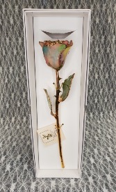 Galaxy Iridescent Gold Dipped Rose 