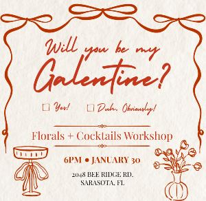 Galentine's Floral and Cocktail Workshop 