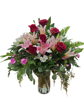 Galentine's Vase Arrangement