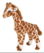 Twiggie the plush Giraffe with 3 mylar balloons Plush Giraffe