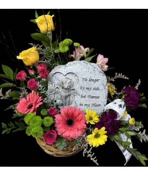 Garden basket with Plaque  Designer's Choice