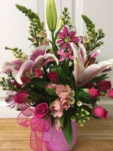 Sweet Thoughts Arrangement Of Lilies And Spray Roses In Immokalee Sweet Thoughts Arrangement Of Lilies And Spray Roses