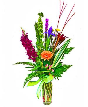 Garden Bouquet Vase Arrangement