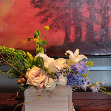 Garden Box Arrangement Custom Box
