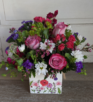 Garden Box Fresh Arrangement