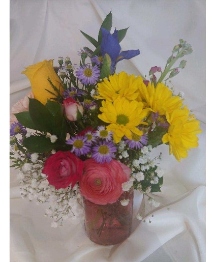 Garden Collection Mason Jar Arrangements