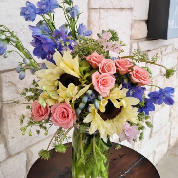 Garden Delights Mason Jar Mix in Burleson, TX | Texas Floral Design Inc
