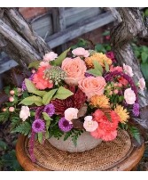 Garden Fall  Bowl Arrangement