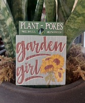 Garden Girl Plant Stake 