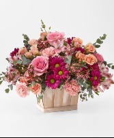 GARDEN GLAM BASKET ARRANGEMENT