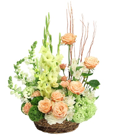 Garden Harmony Basket Arrangement in Newark, OH | JOHN EDWARD PRICE FLOWERS & GIFTS
