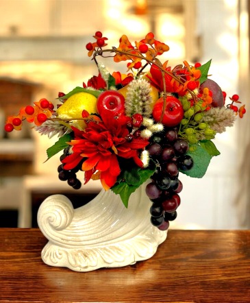 Garden Harvest Cornucopia Silk in Montoursville, PA | NEVILLS FLOWERS