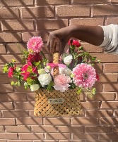 Garden Love Basket Flower Arrangment