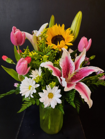 Garden Mason Jar Fresh Flower