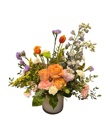 Garden Medley Glass Cylinder
