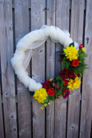 Garden of Eden Wreath Silk Wreath