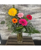 Garden of Gerberas Vase Arrangement