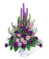 Garden of Life Urn Flower Arrangement