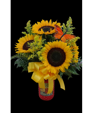 Garden of Sunflowers FHF-V54 Fresh Flower Arrangement (Local Delivery Area Only)