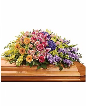Garden Of Sweet Memories Casket Spray 