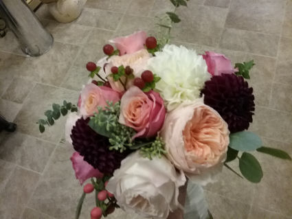Garden Rose Bouquet Bridal Bouquet