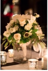 Garden Roses and Anemonies Bridal Bouquet