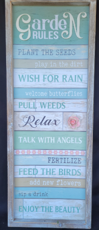 Garden Sign Sign