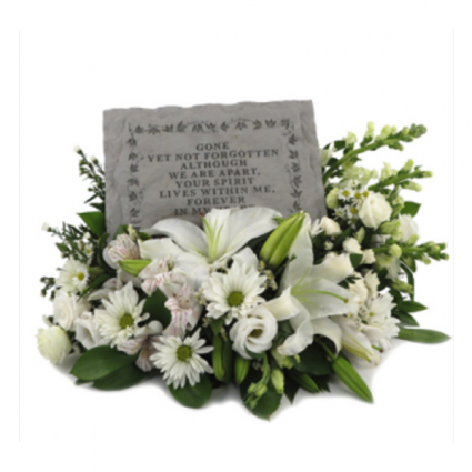 GARDEN STONE SYMPATHY ARRANGEMENT