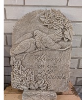 GARDEN STONE WITH STAND  