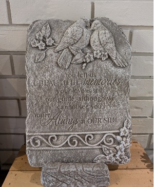 GARDEN STONE WITH STAND  