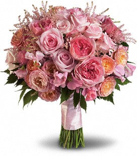 Garden Style Pink Bridal Bouquet  