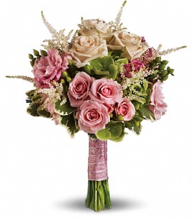 Garden style Pink Bridesmaid bouquet  
