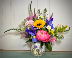 Garden To Table Container Arrangement