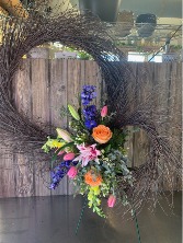 Garden Tribute Twig Wreath 