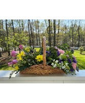 Garden Walk Basket Basket Arrangement