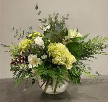 Gardenesque Bubble Bowl in Stony Brook, NY | Village Florist And Events