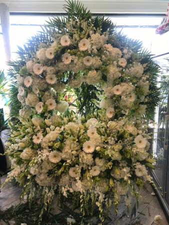 Gates Of Heaven Funeral Flower Tribute Custom Funeral Piece