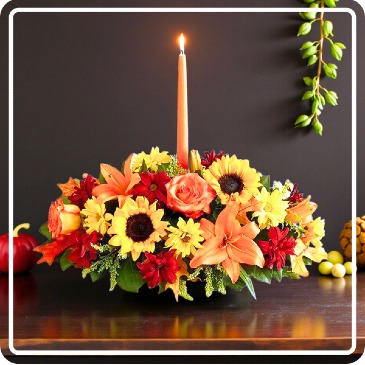 Gathering Together Centerpiece in Spencer, MA | Appleblossoms Flowers, Gifts & More