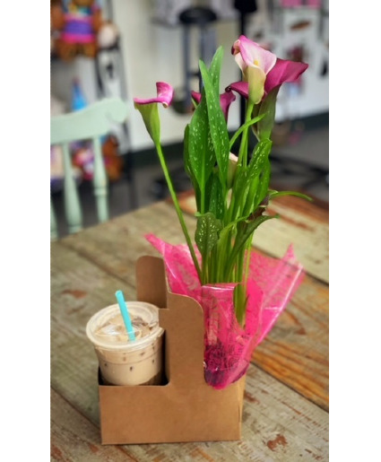 Gator Stache & Plant Coffee/Flower